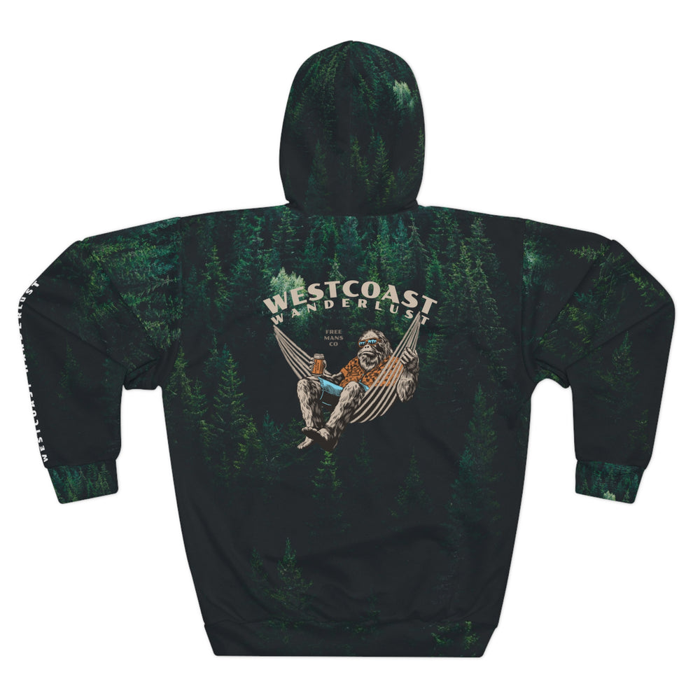 Freemans - Bigfoot Wanderlust Pullover Hoodie - Forest Greens