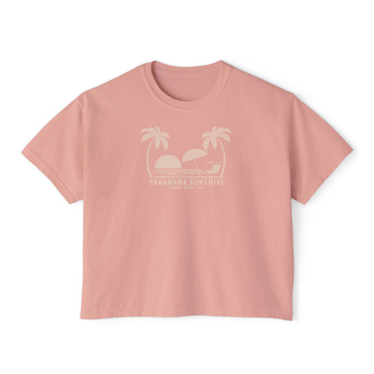 Panamama - Sunshine - Peach Boxy Tee