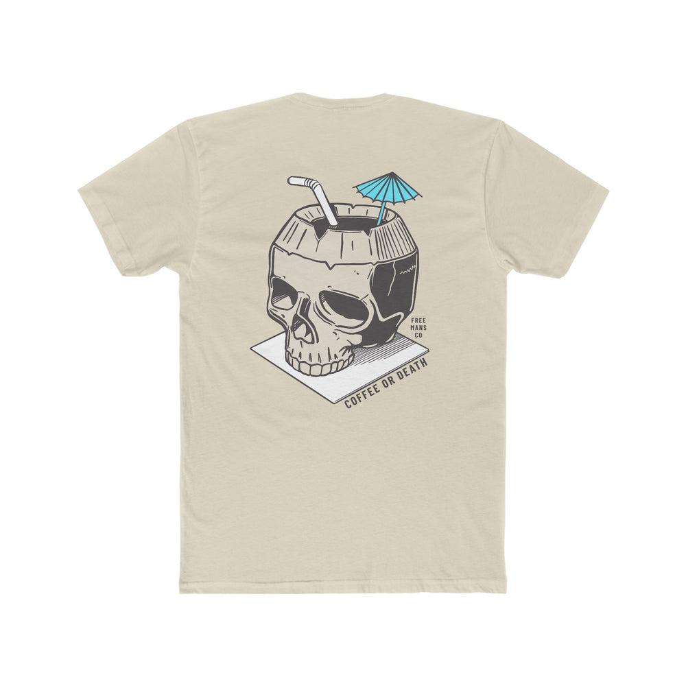 Freeman's - Coffee or Death - Natural Tee