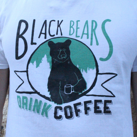 Freemans - Black Bear Coffee - White Tee