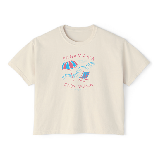 Panamama - Baby Beach - Ivory Boxy Tee