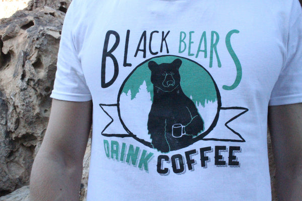 Freemans - Black Bear Coffee - White Tee