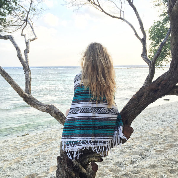 Big Sur Blanket Turquoise